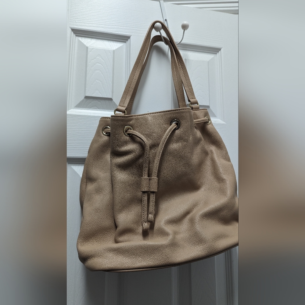 Talbots pebbled leather handbag